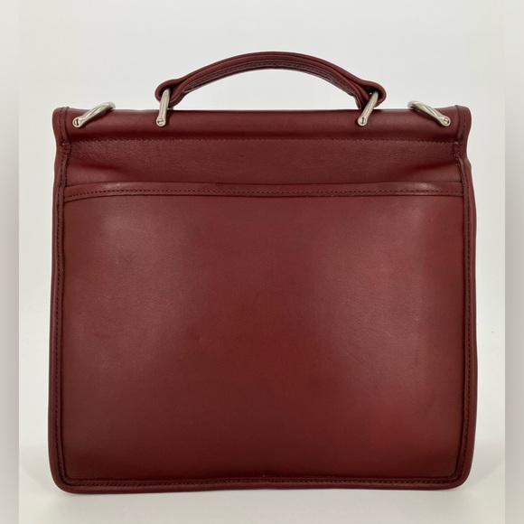 Vintage COACH Burgundy #9927 Willis Leather Bag - Picture 4 of 16